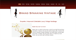 Desktop Screenshot of brandspankingvintage.com